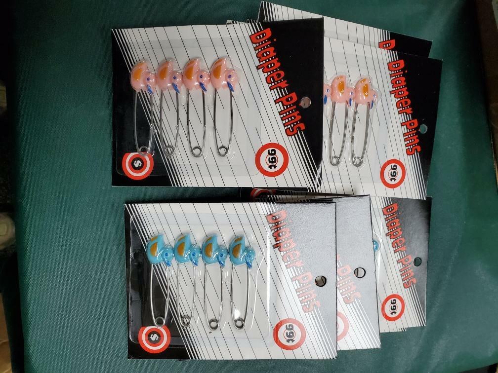 Diaper Safety Pins 12 Cards Per Case